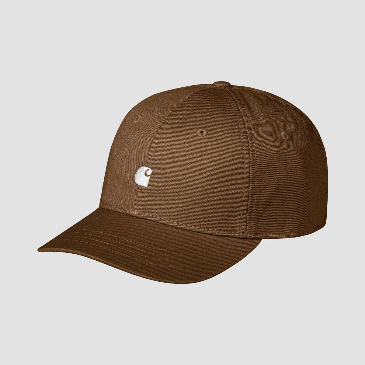 Carhartt WIP Madison Logo Cap Lumber/White