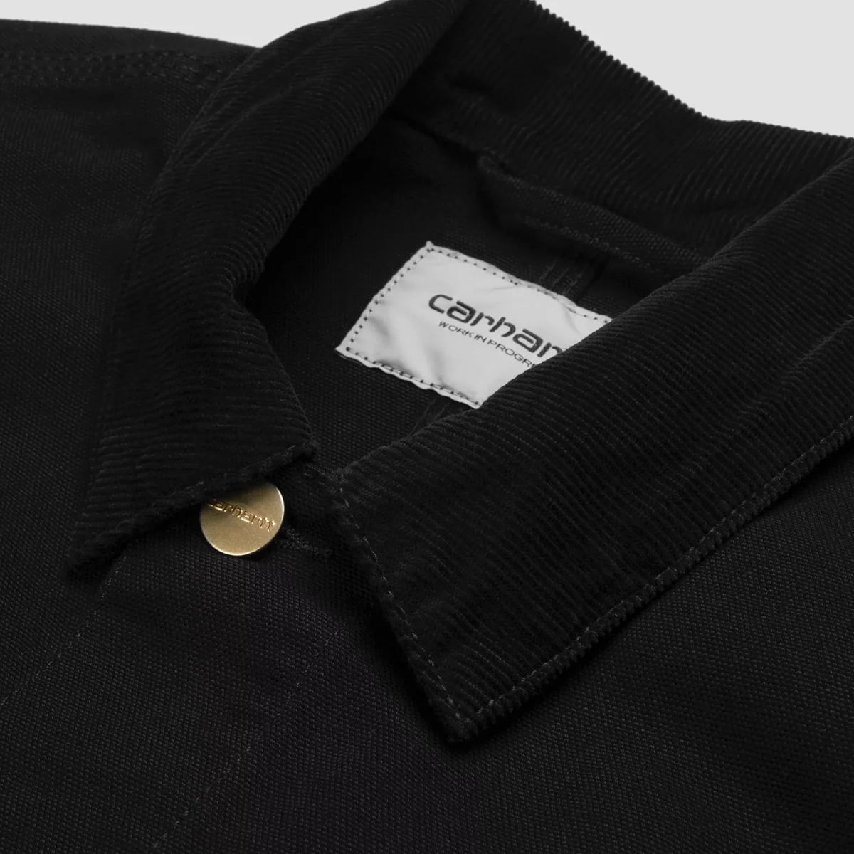 Carhartt WIP Michigan Coat Black/Black Rinsed - Image 4