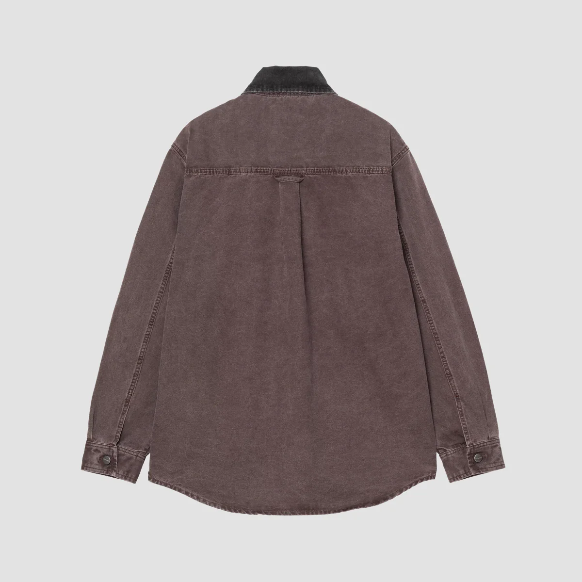 Carhartt WIP Mitch Shirt Jacket Palisander/Black Dusky Canvas - Image 2