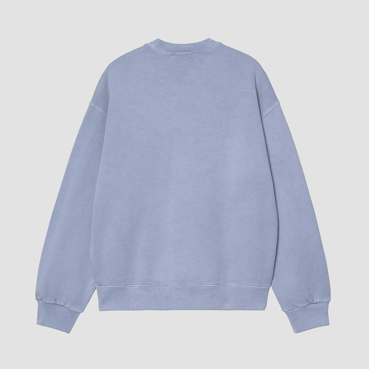 Carhartt WIP Nelson Crew Sweatshirt Gentle Blue Garment Dyed - Image 2