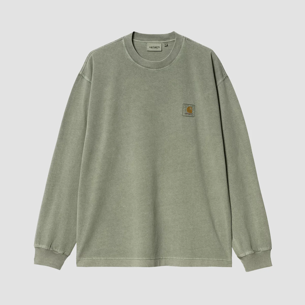 Carhartt WIP Nelson Longsleeve T-Shirt Park Garment Dyed