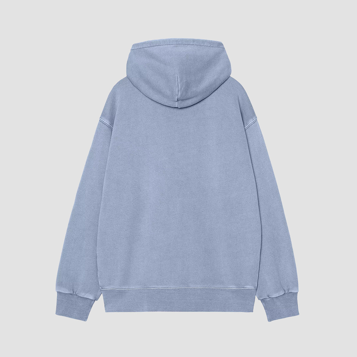 Carhartt WIP Nelson Zip Hoodie Gentle Blue Garment Dyed - Image 2