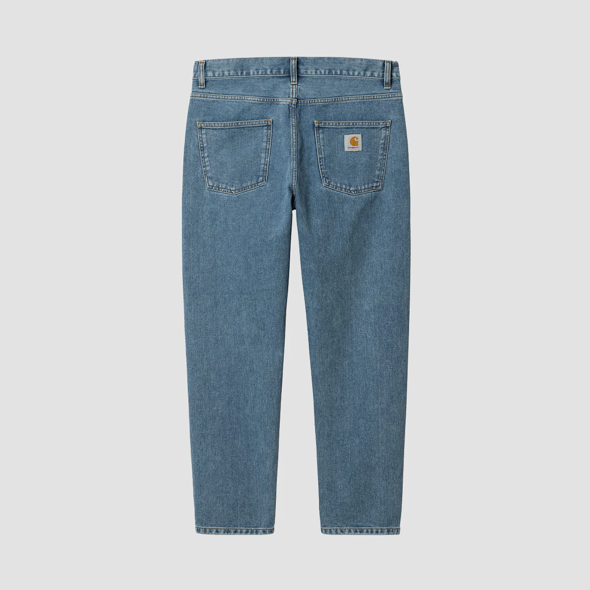 Carhartt WIP Newel Relaxed Tapered Jeans Blue Stone Bleached - Image 2