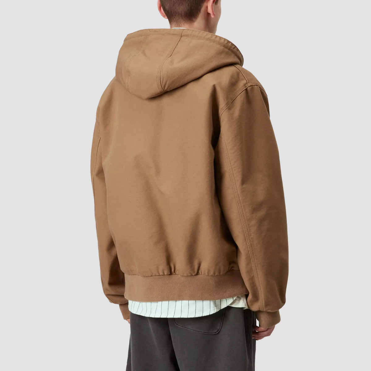 Carhartt WIP OG Active Jacket Hamilton Brown Stone Canvas - Image 2