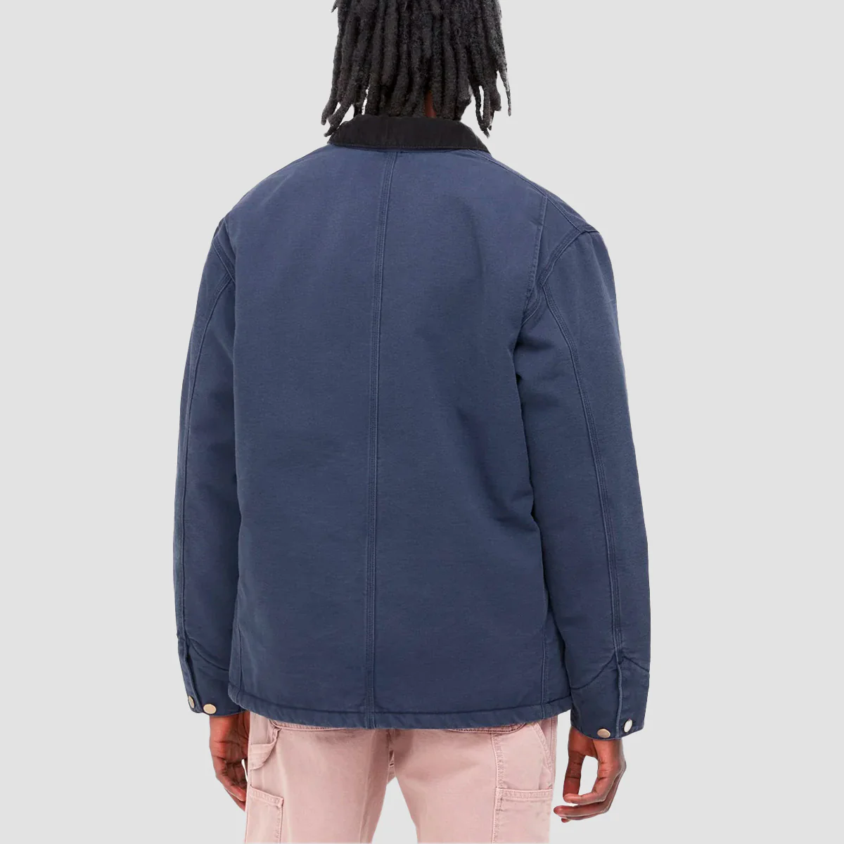 Carhartt WIP OG Chore Coat Enzian/Black Aged Canvas - Image 3