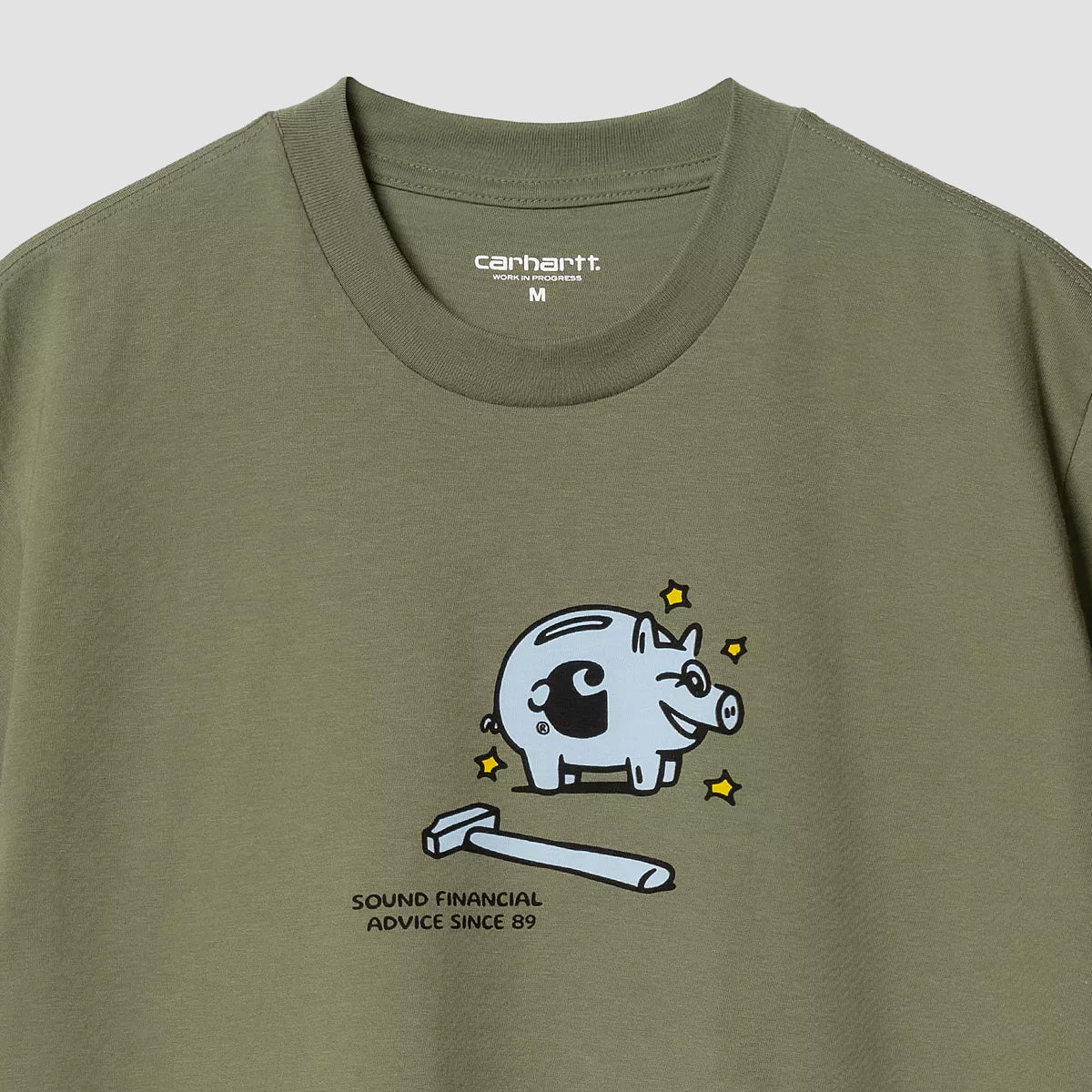 Carhartt WIP Piggybank T-Shirt Dollar Green - Image 2