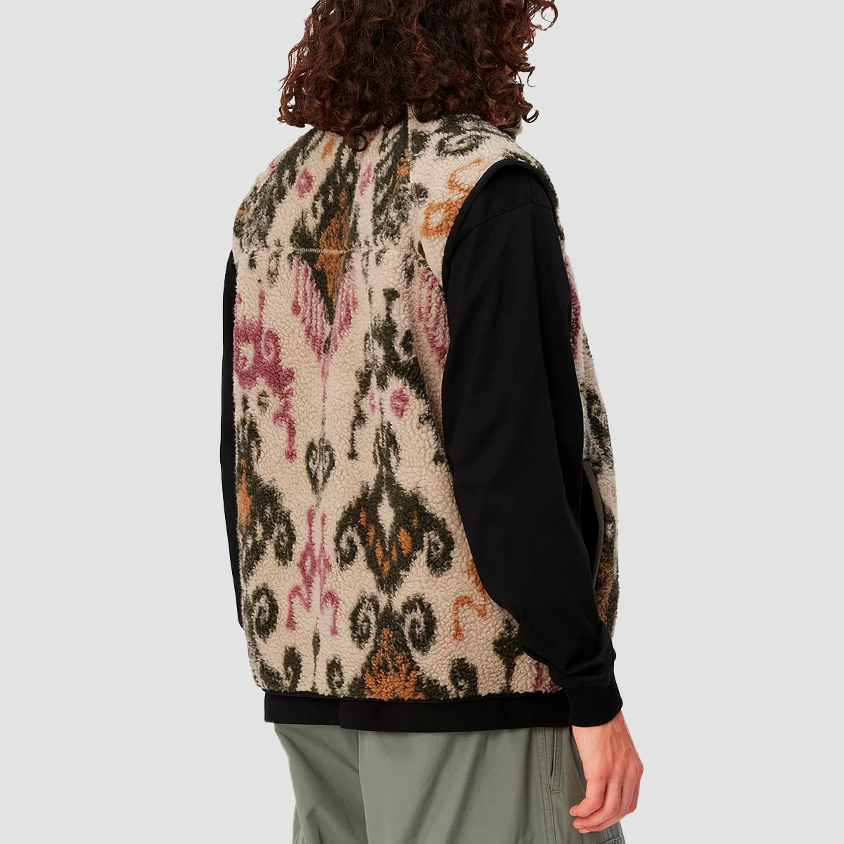 Carhartt WIP Prentis Vest Liner Jacket Baru Jacquard/Wall/Cypress - Image 3
