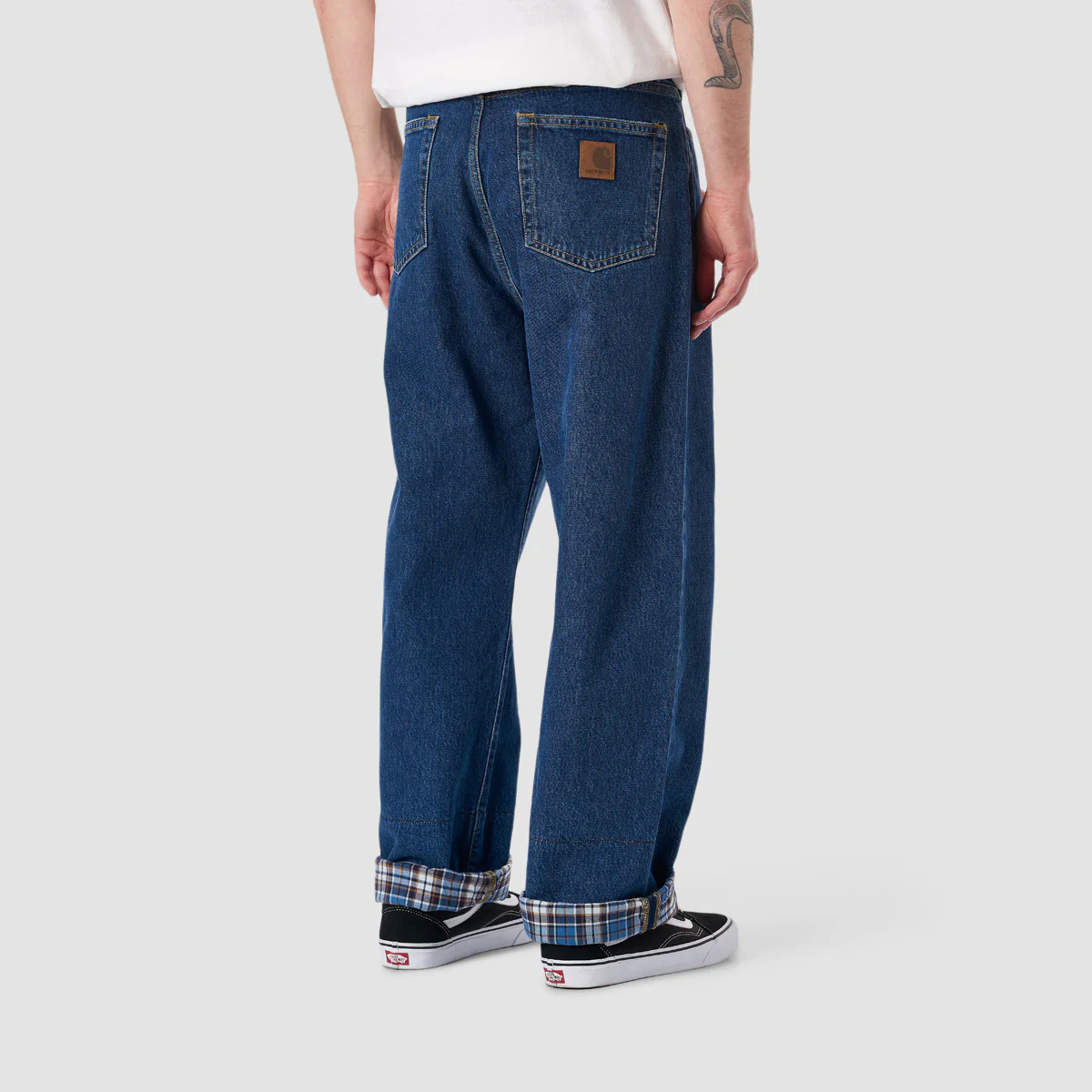 Carhartt WIP Rider Pants Blue Stone Washed - Image 3