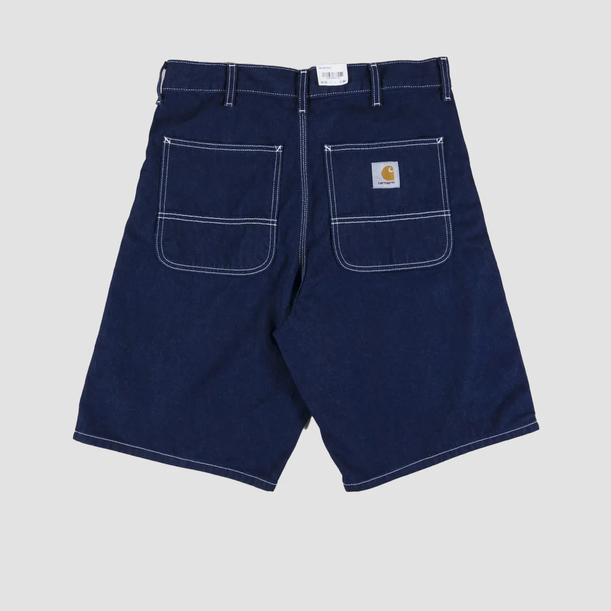Carhartt WIP Simple Denim Shorts Blue One Wash - Image 2