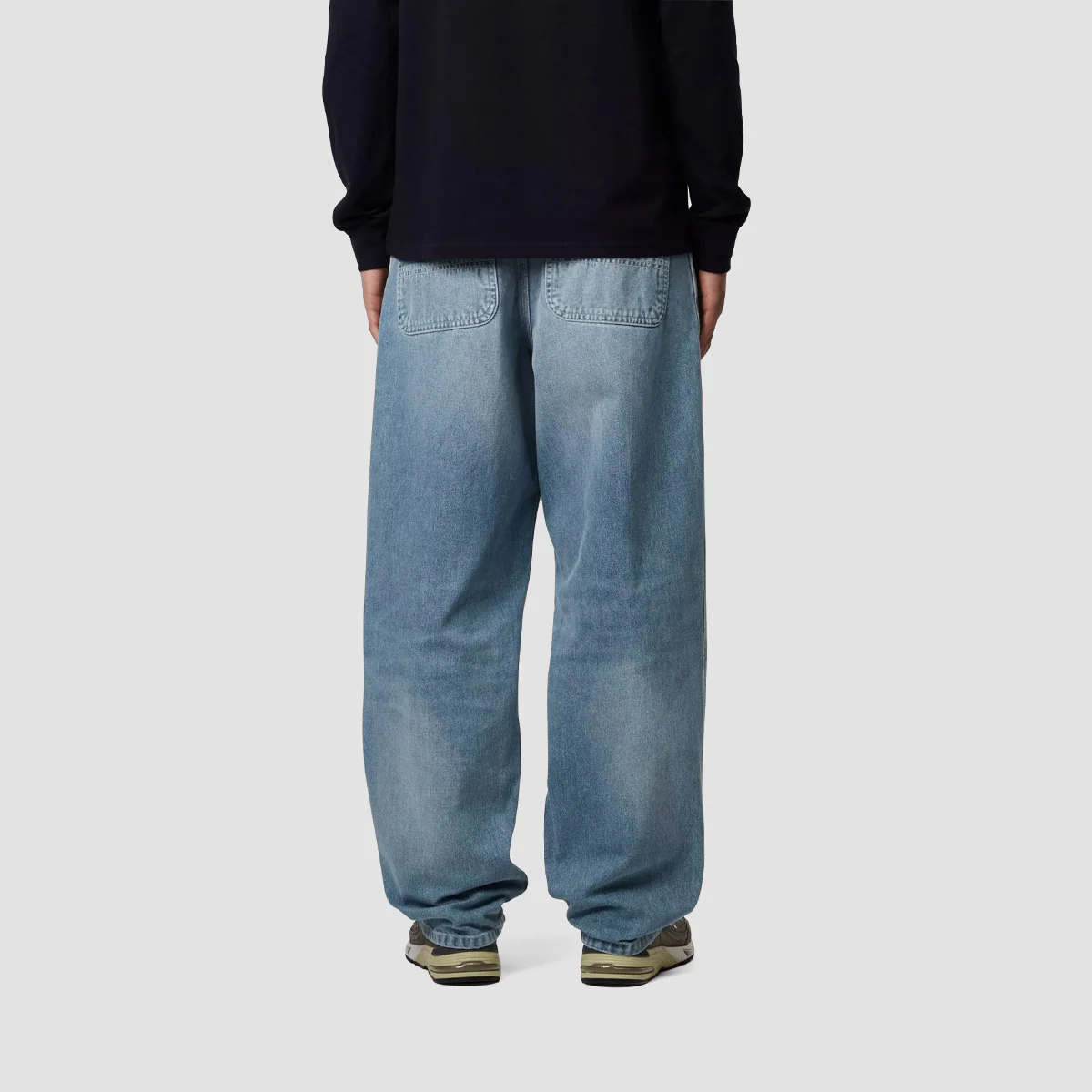 Carhartt WIP Simple Relaxed Straight Fit Jeans Blue Light True Washed - Image 2