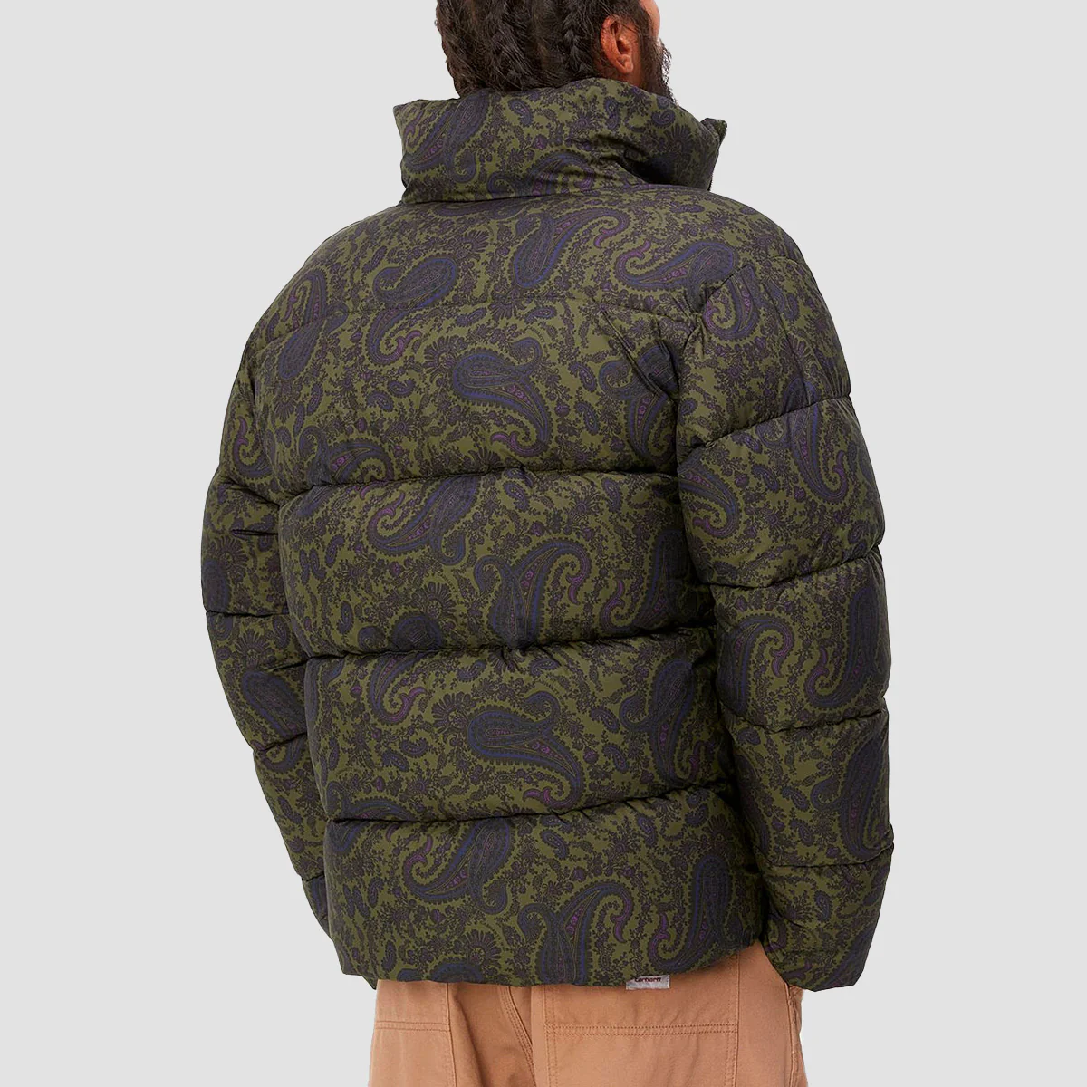 Carhartt WIP Springfield Jacket Paisley Print/Plant/Black - Image 3