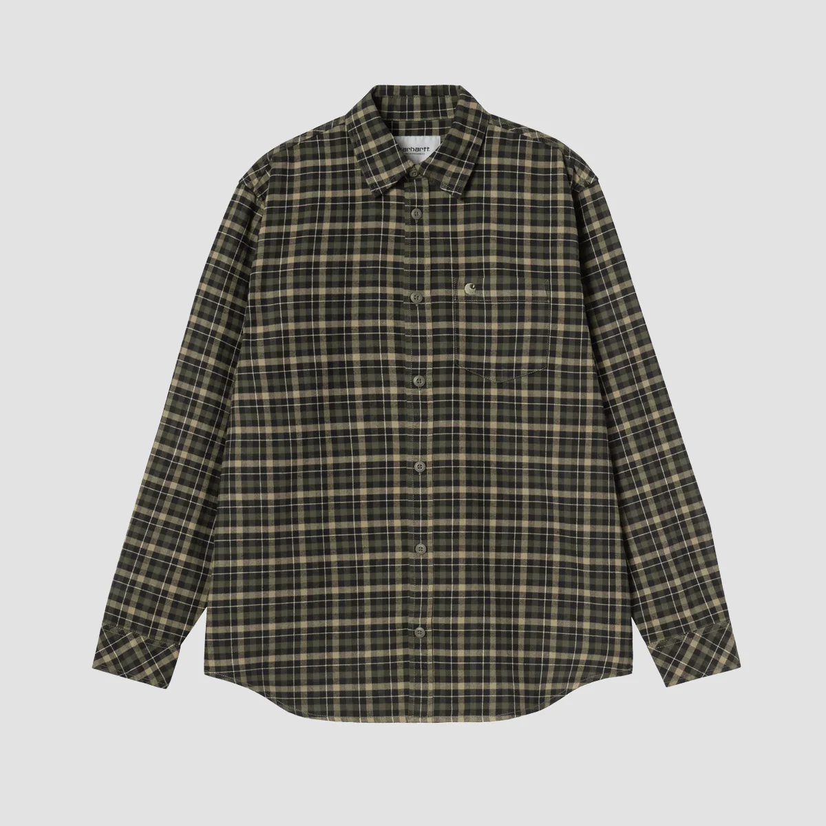 Carhartt WIP Widmark Check Longsleeve Shirt Cypress