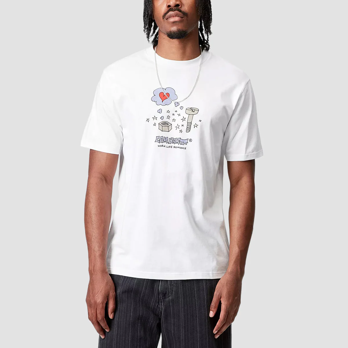 Carhartt WIP Work Life Romance T-Shirt White