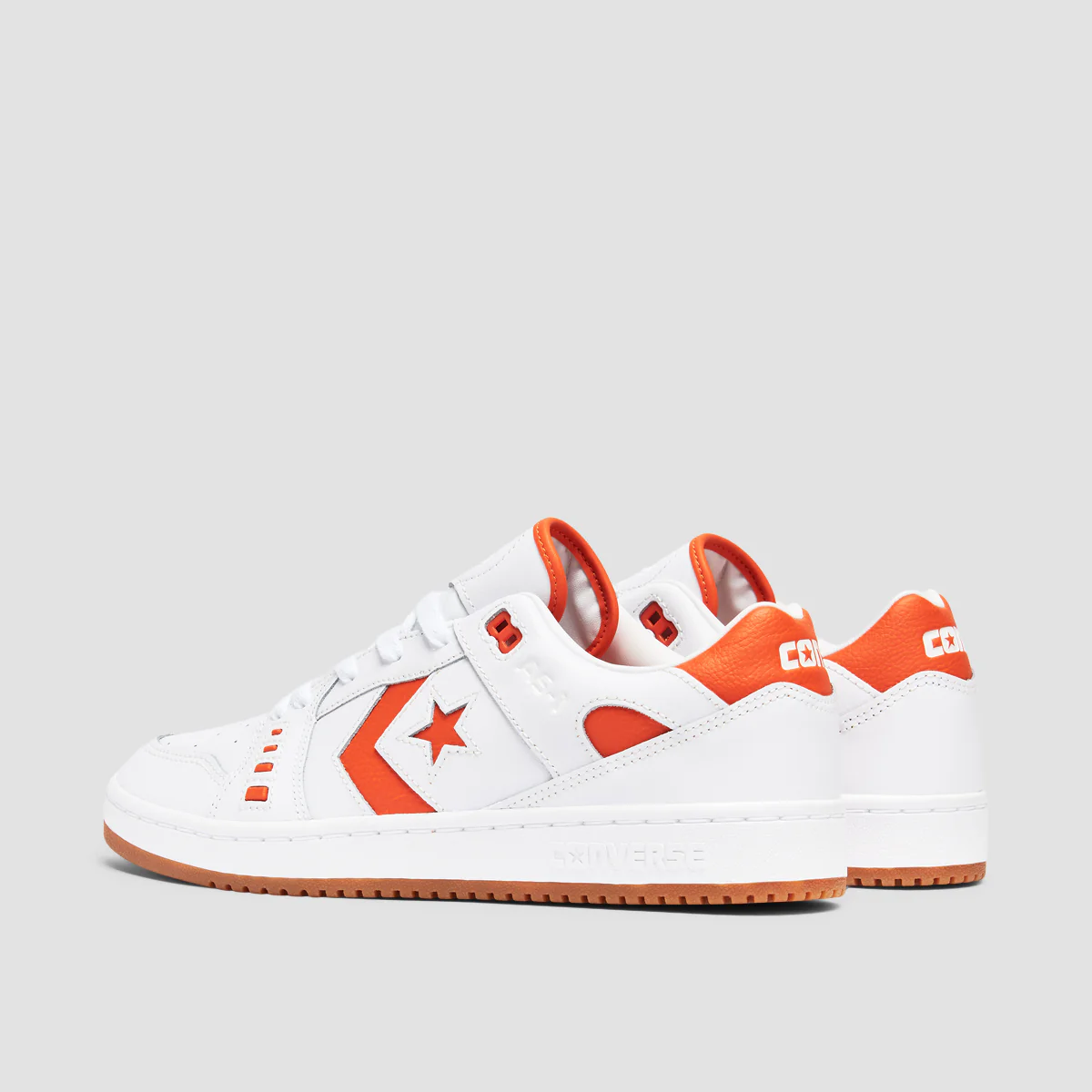 Converse AS-1 Pro Shoes - White/Orange/White - Image 3