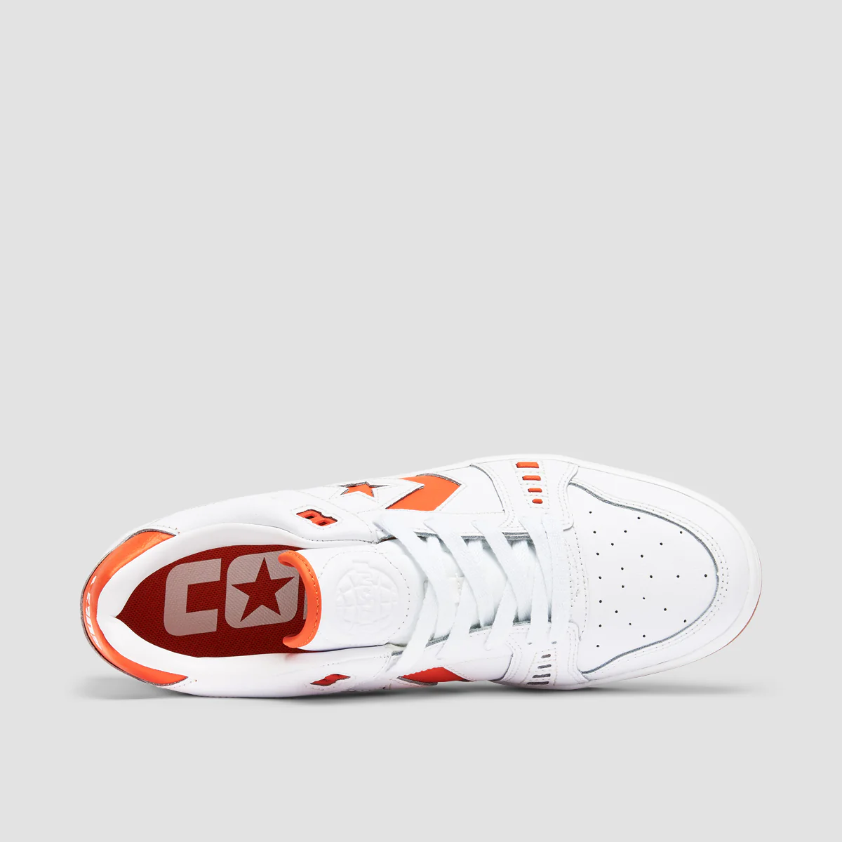Converse AS-1 Pro Shoes - White/Orange/White - Image 4