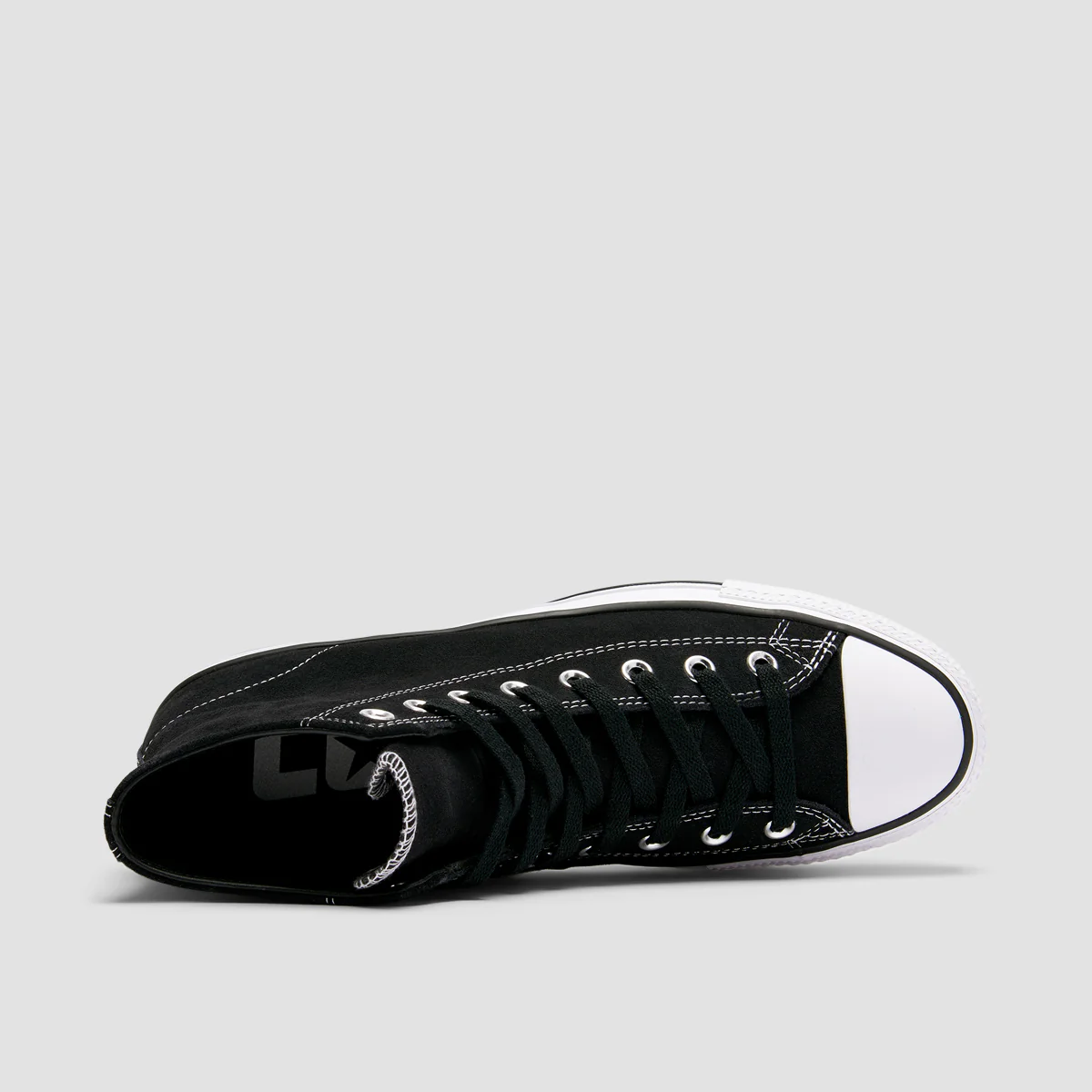 Converse Chuck Taylor All Star Pro High Top Shoes - Black/Black/White - Image 4