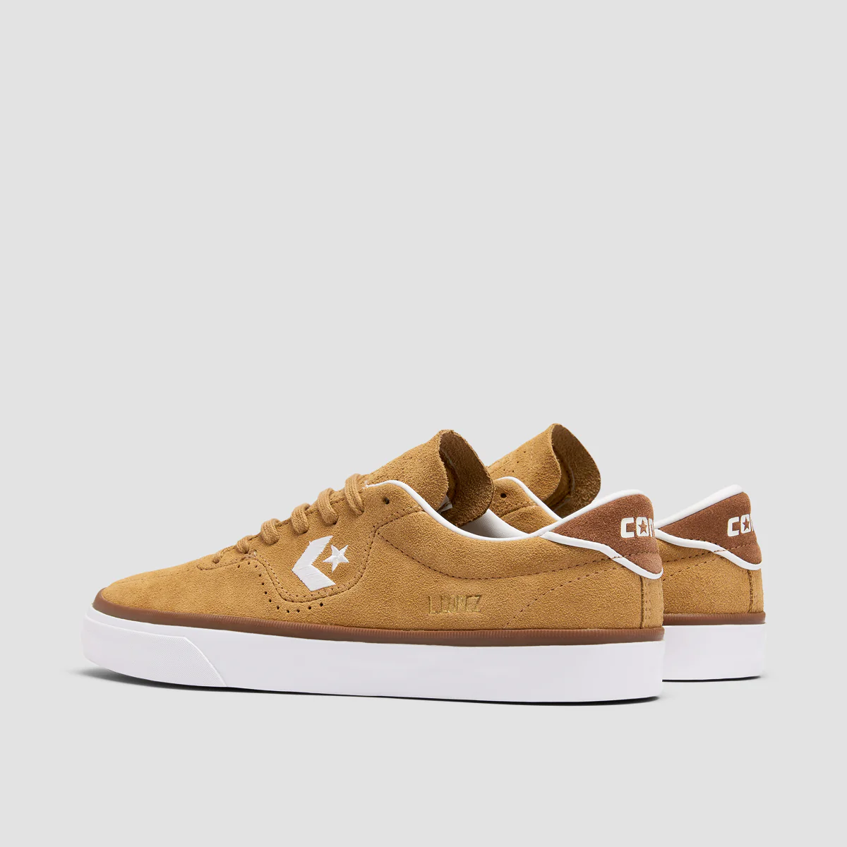 Converse Louie Lopez Pro Shoes - Toadstool Tan/Dark Whiskey - Image 3