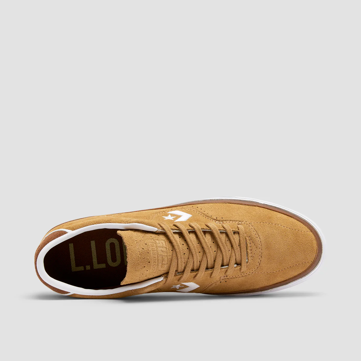Converse Louie Lopez Pro Shoes - Toadstool Tan/Dark Whiskey - Image 4