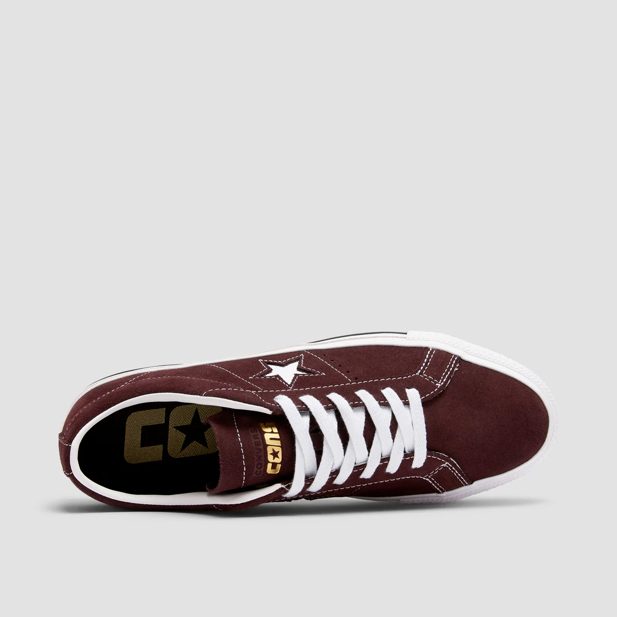 Converse One Star Pro Shoes - Bloodstone/White/Black - Image 4