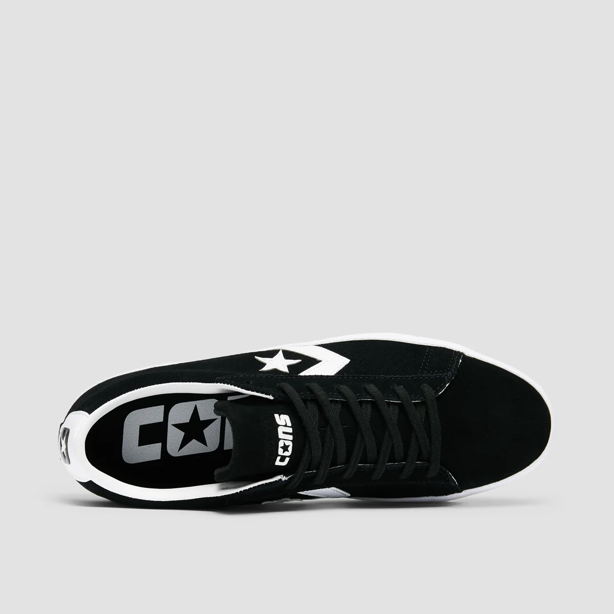 Converse PL Vulc Pro Shoes - Black/White/White - Image 4