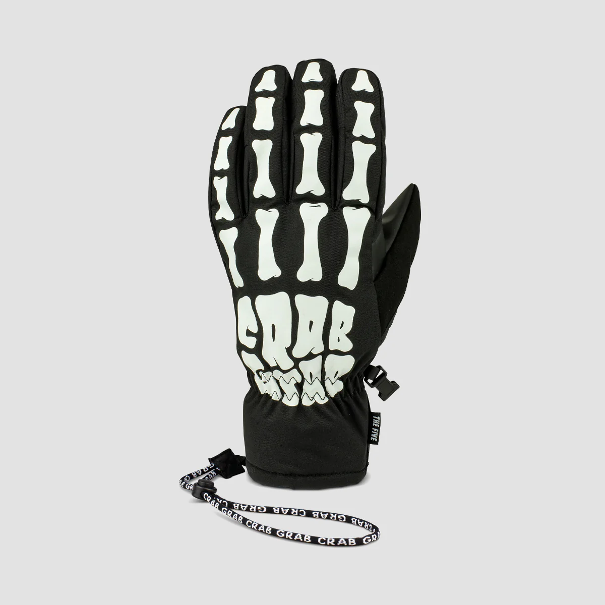 Crab Grab Five Snow Gloves Bones