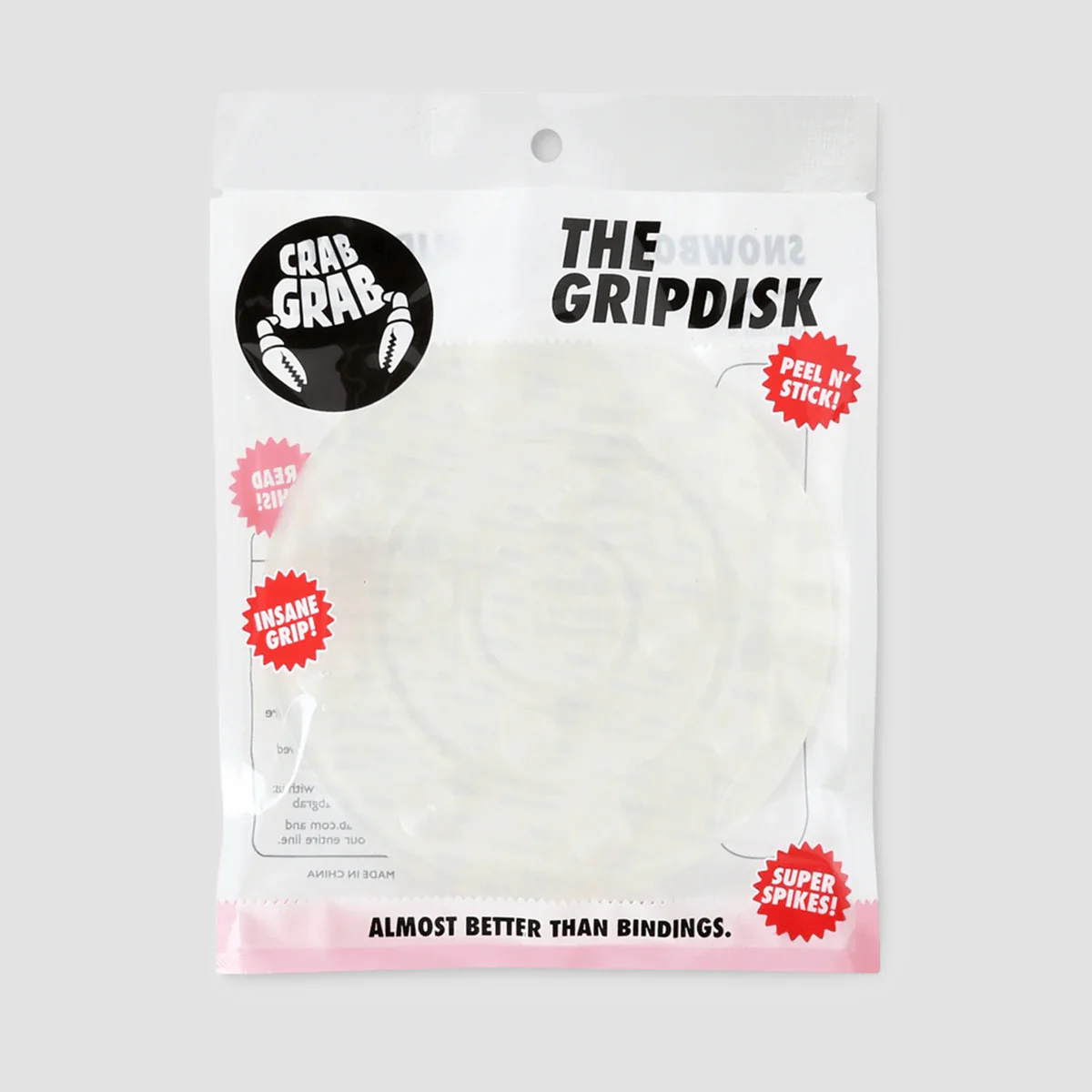 Crab Grab Grip Disk Stomp Pad x1 Clear - Image 2