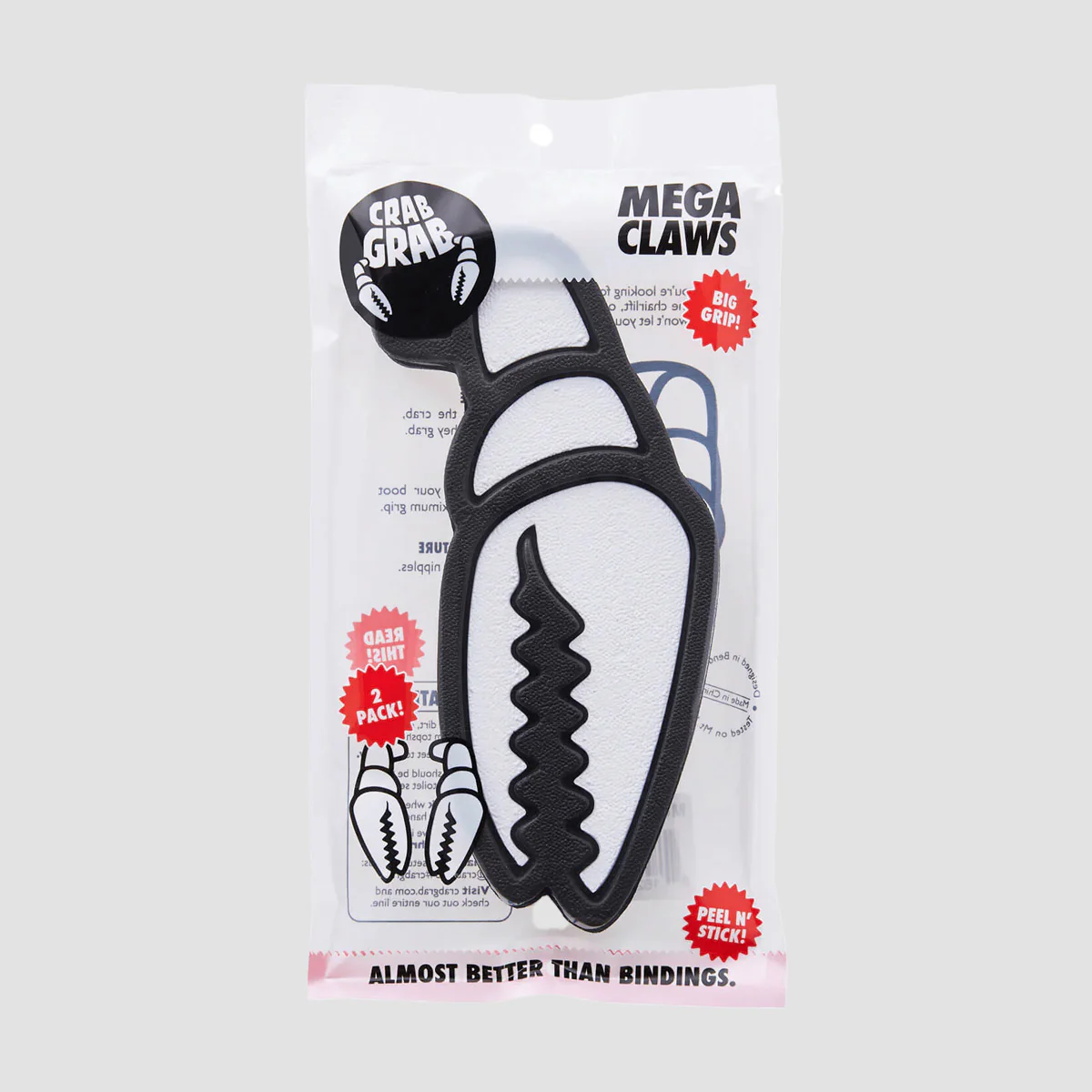Crab Grab Mega Claw Stomp Pads 2 Pack White - Image 2