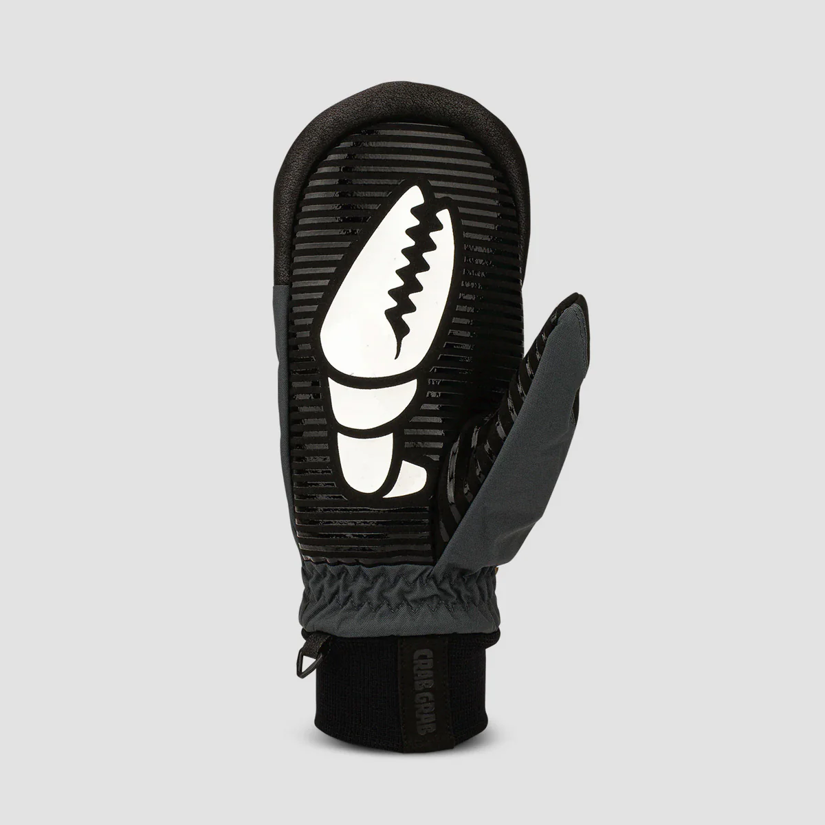 Crab Grab Slap Snow Mittens Washed Black - Image 2
