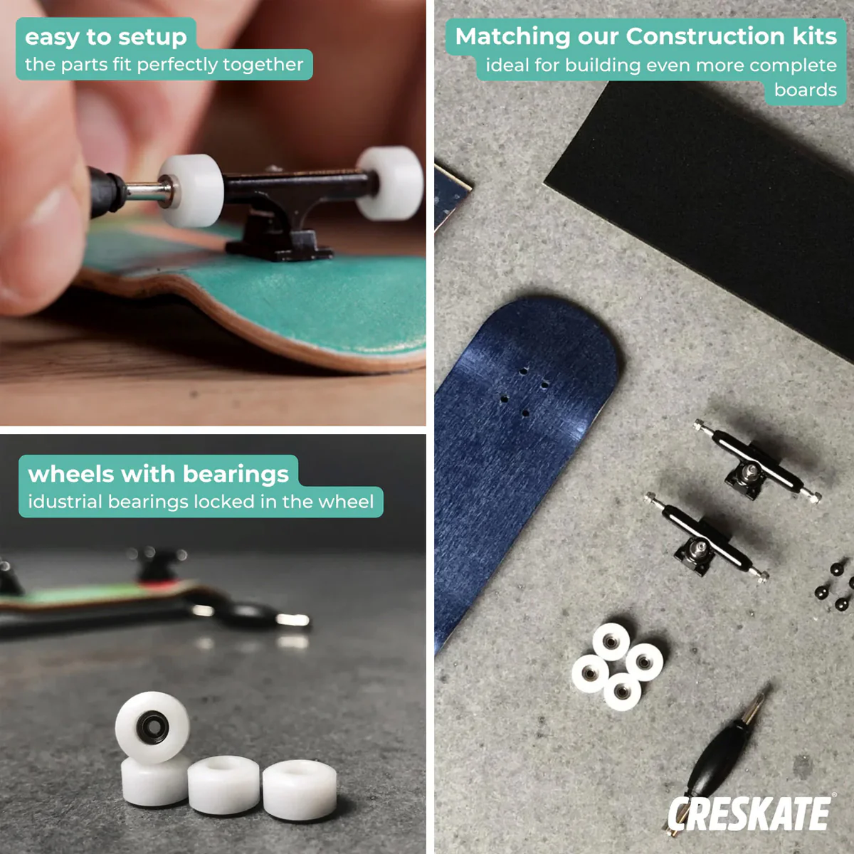 CRESKATE Finger Skateboard Accessory - For 1 Board - Image 3
