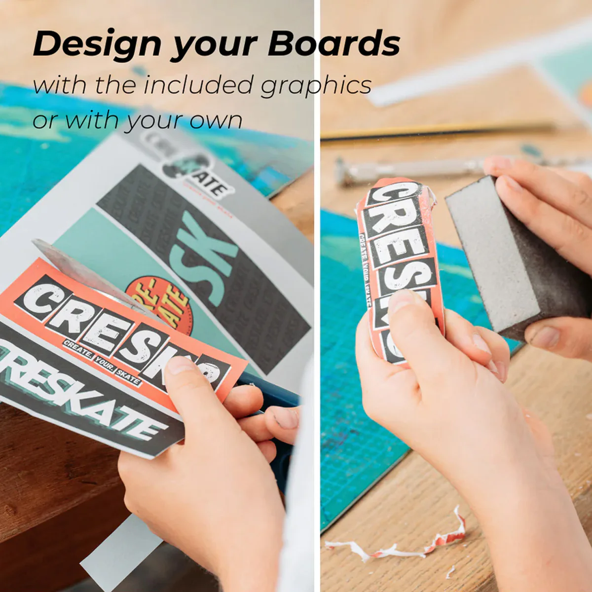 CRESKATE Fingerskateboard Construction Kit - for Beginners - Image 4