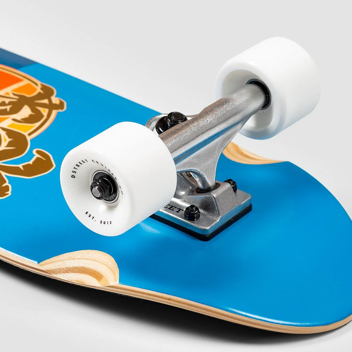 D Street Palm Cruiser Skateboard Blue - 8.38" - Image 3