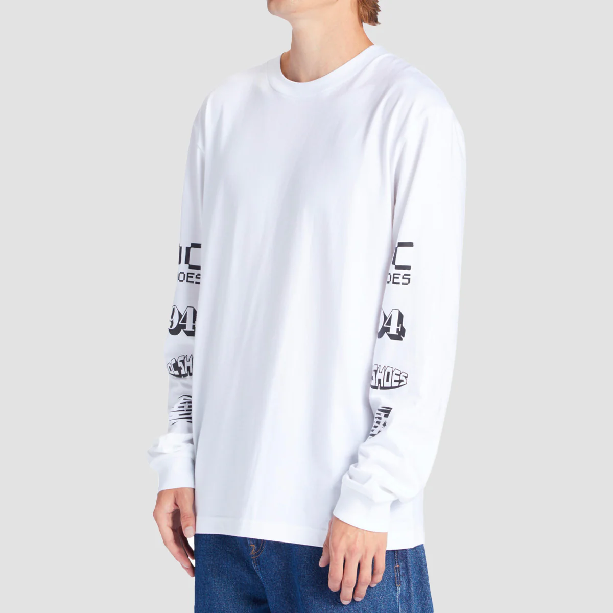 DC All Smiles Longsleeve T-Shirt White - Image 2