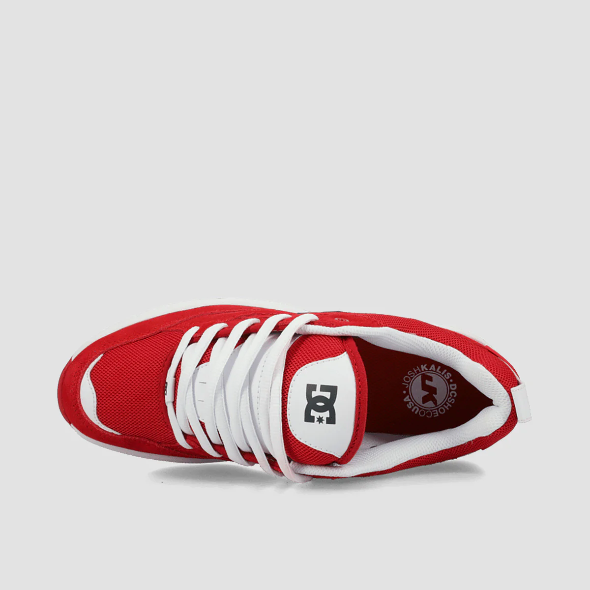 DC Ascend LE Shoes - Red/White - Image 2