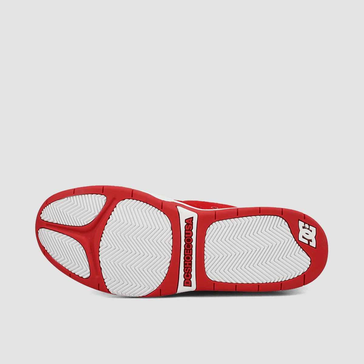 DC Ascend LE Shoes - Red/White - Image 3