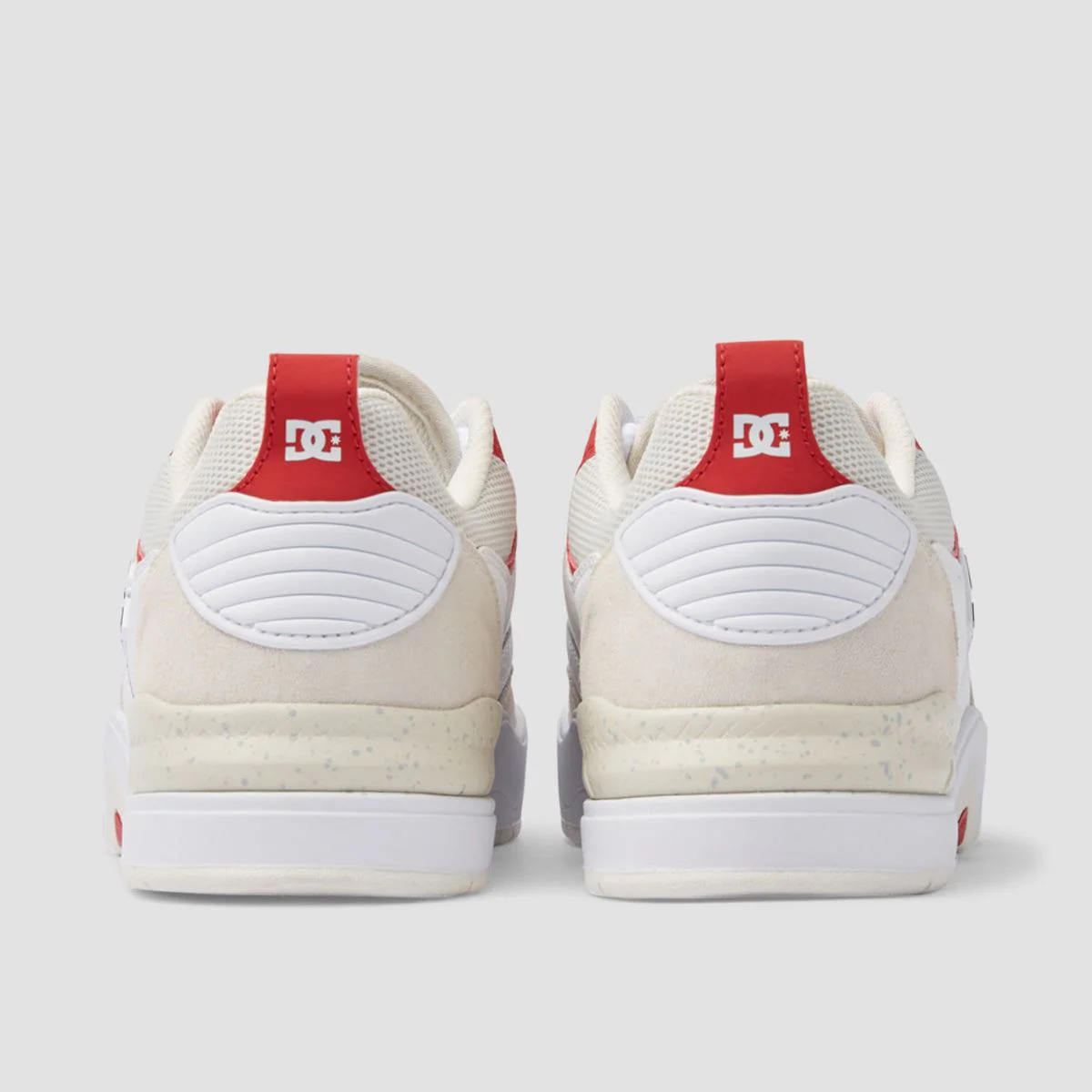 DC Ascend S Shoes - White/Red - Image 3