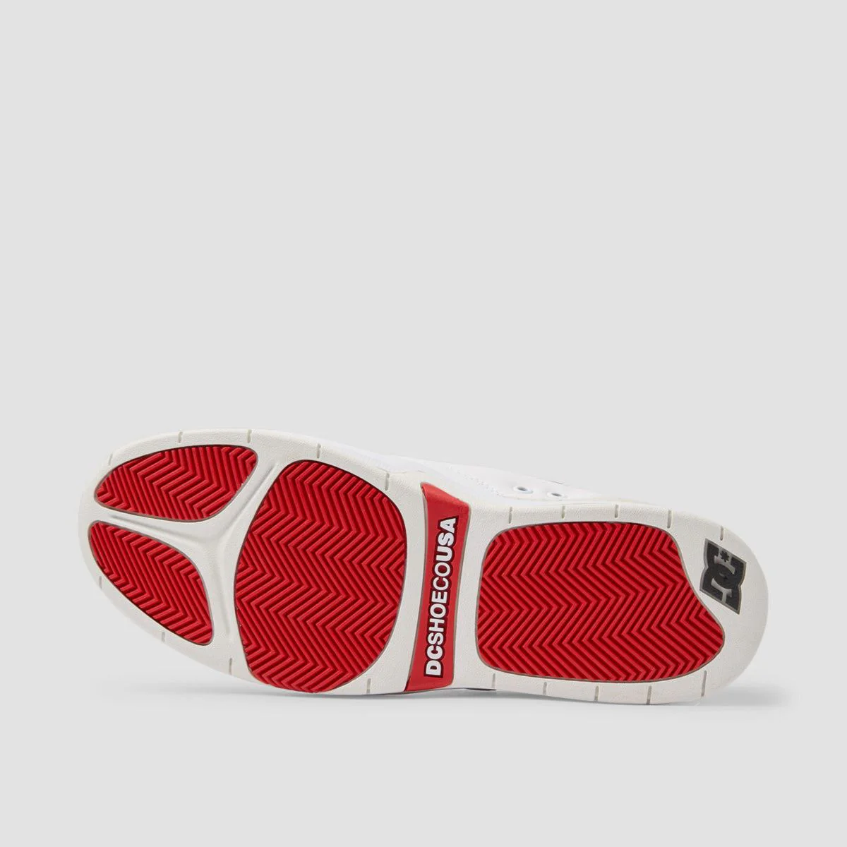 DC Ascend S Shoes - White/Red - Image 5