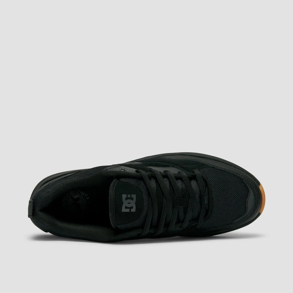 DC Ascend Shoes - Black/Black/Gum - Image 4