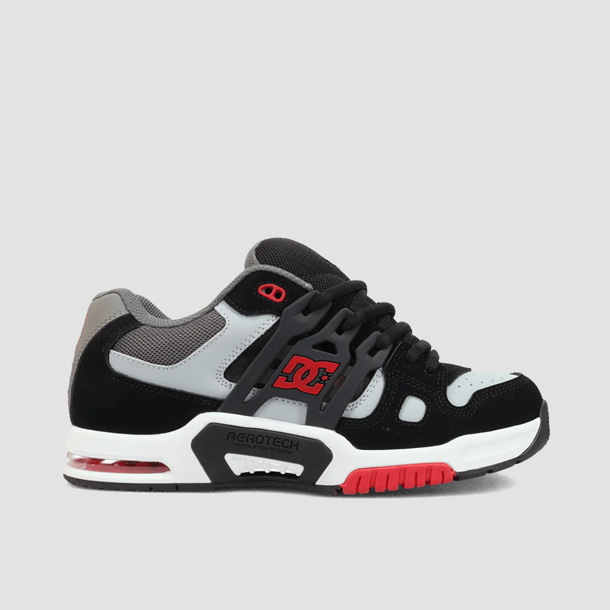 DC AT-2 Shoes - Black/Grey/Red