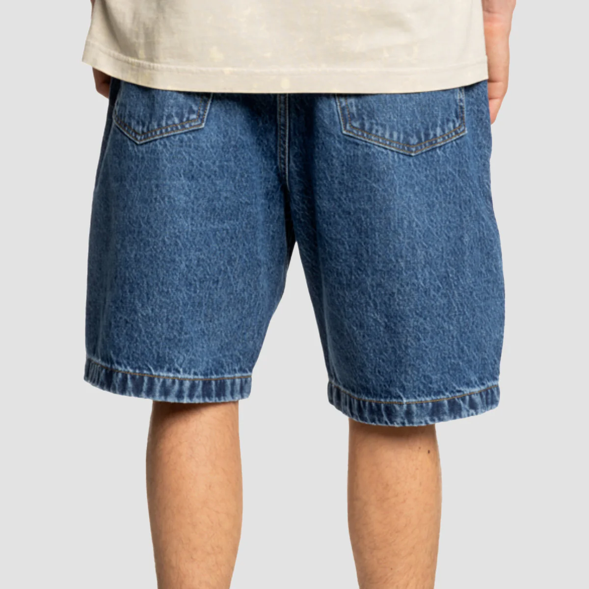 DC Baggy Denim Shorts Stone Indigo - Image 2