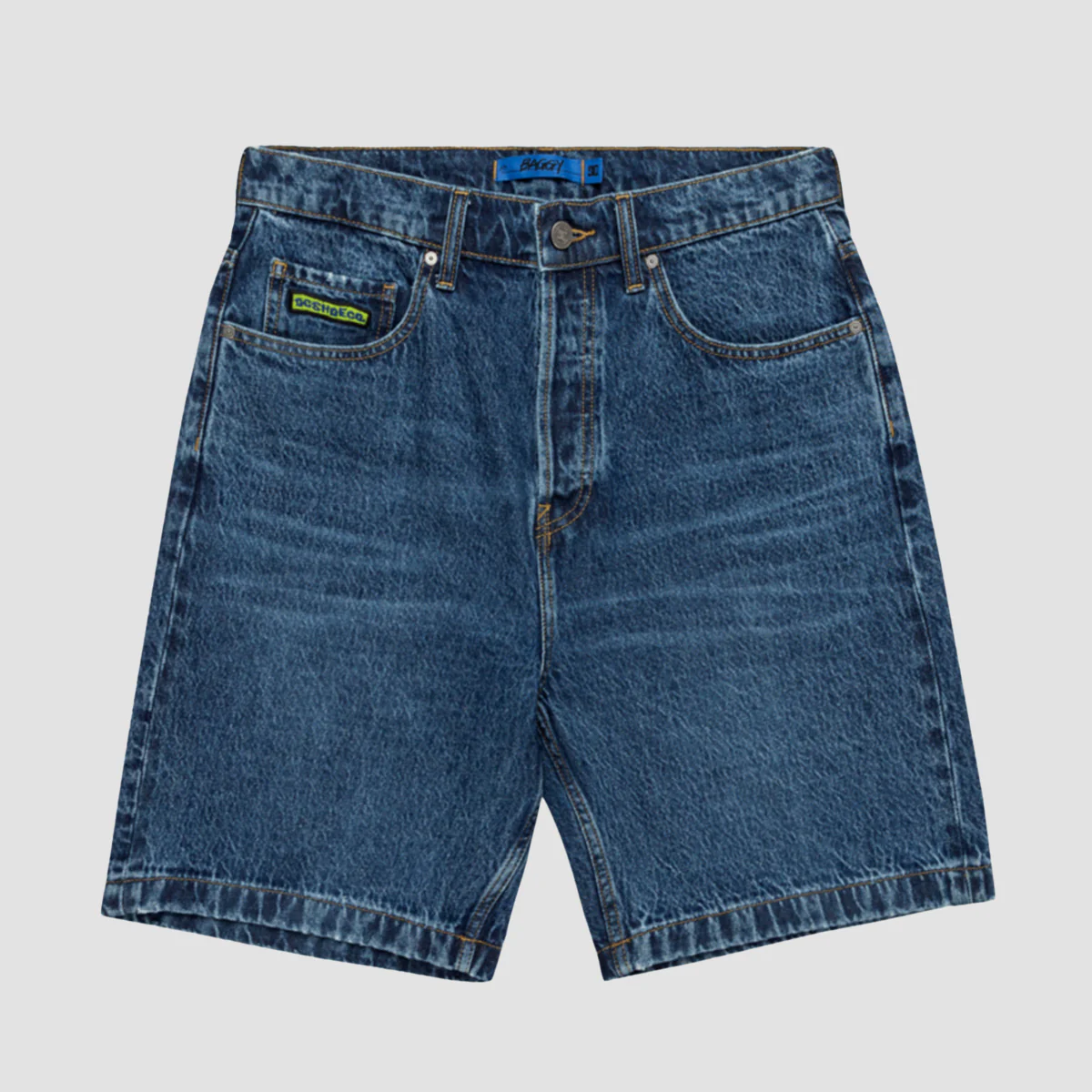 DC Baggy Denim Shorts Stone Indigo - Image 3
