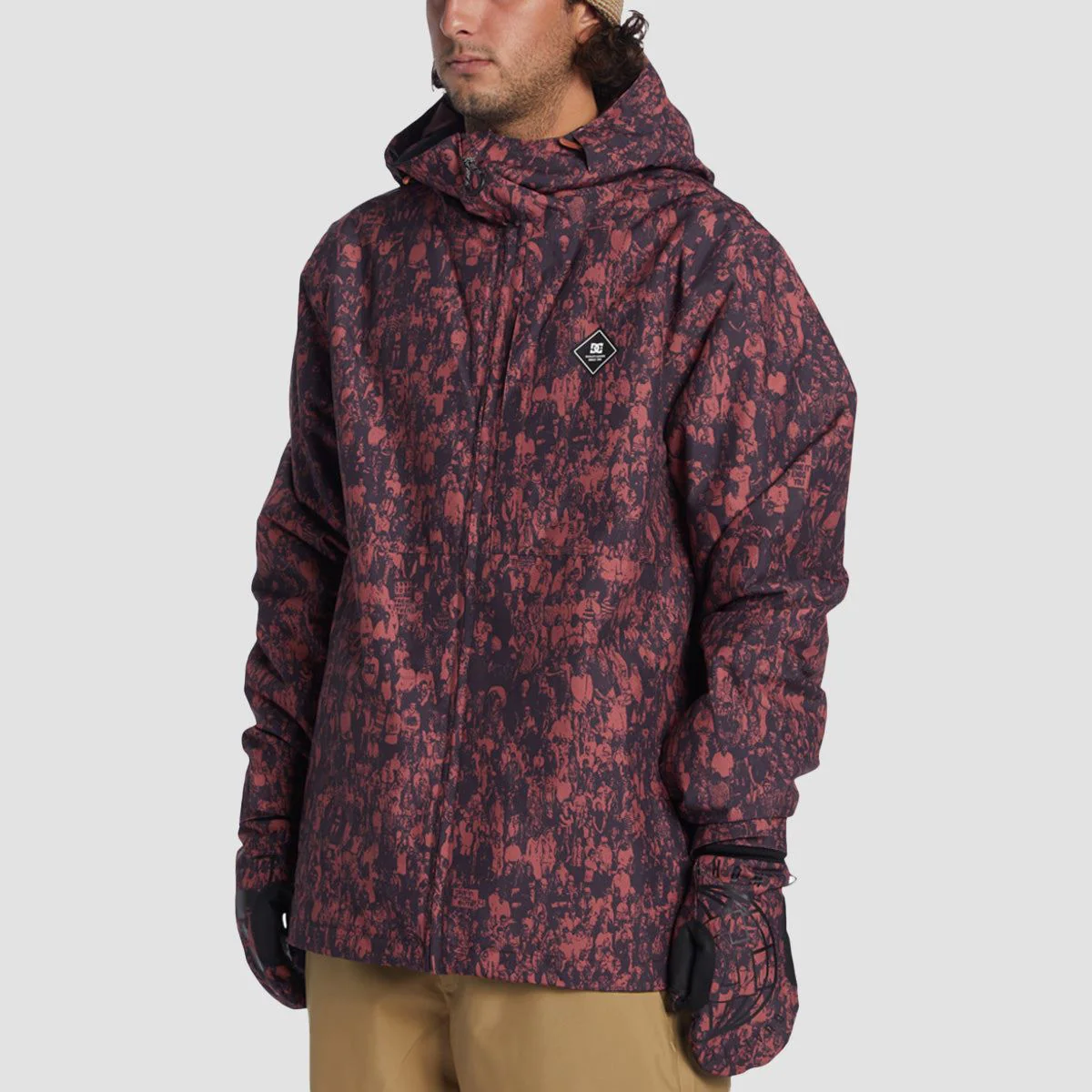 DC Basis Print Snow Jacket Chair One Cedar Wood - Image 2