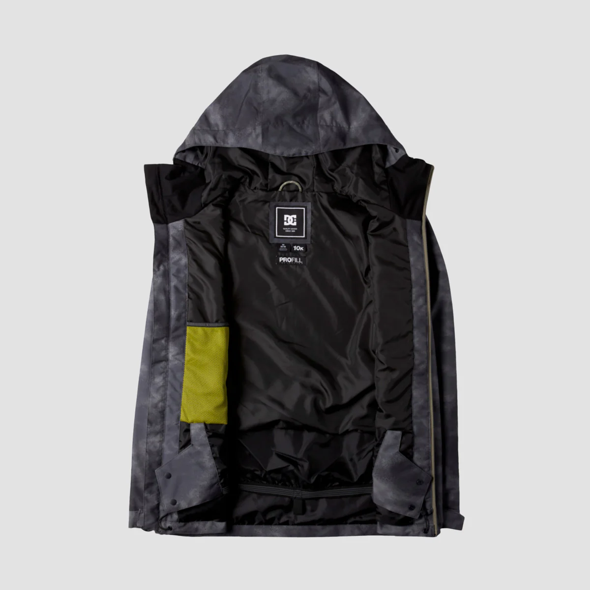 DC Basis Print Snow Jacket Overspray - Image 2