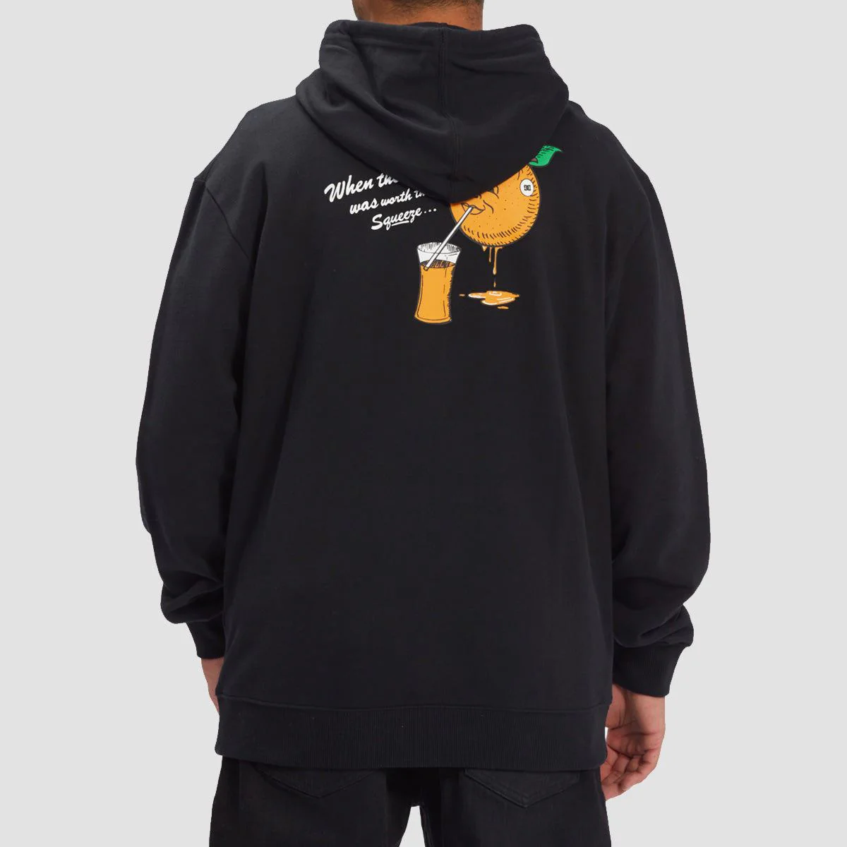 DC Big Squeeze Pullover Hoodie Black - Image 3