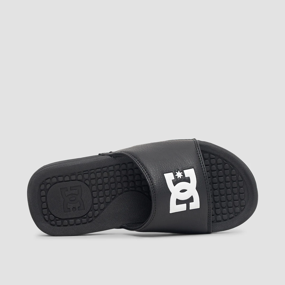 DC Bolsa Slides Black/White - Womens - Image 4