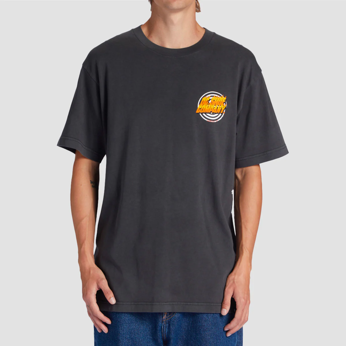DC Burner T-Shirt Pirate Black Enzyme