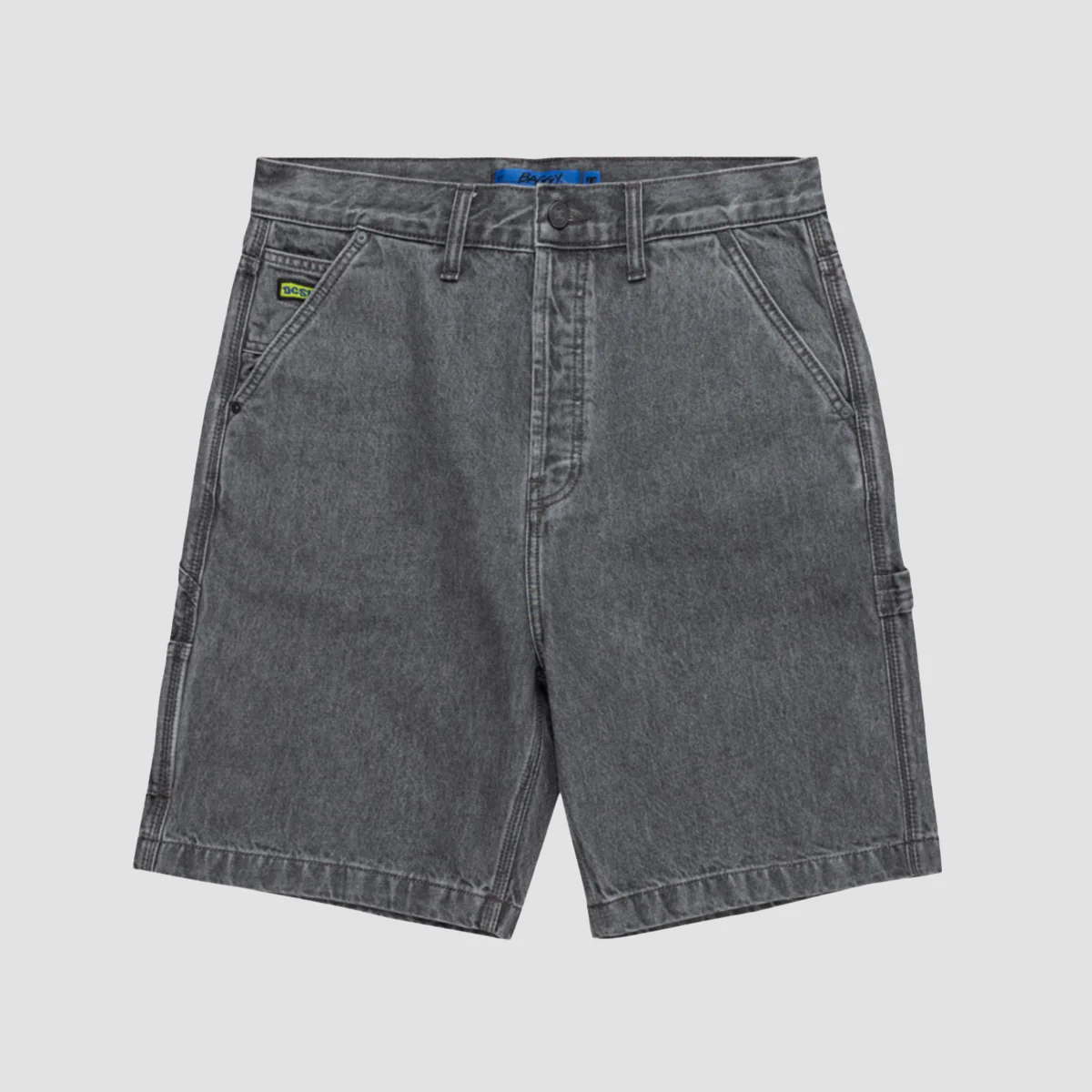 DC Carpenter Baggy Denim Shorts Medium Grey - Image 3