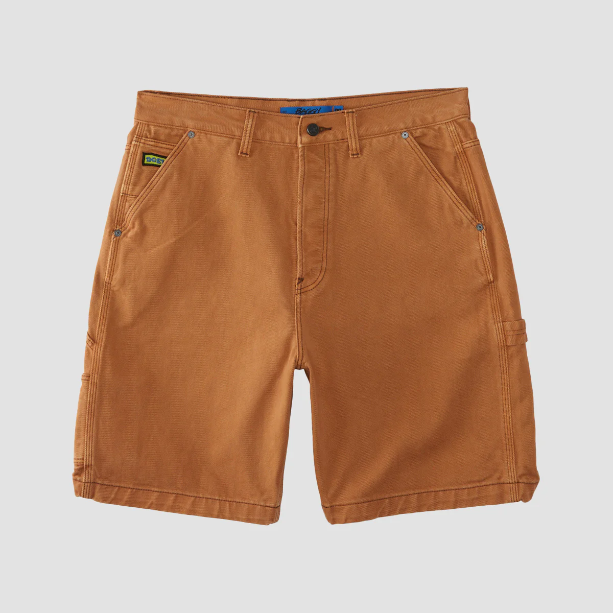 DC Carpenter Baggy Shorts RBO Brown Overdye - Image 3
