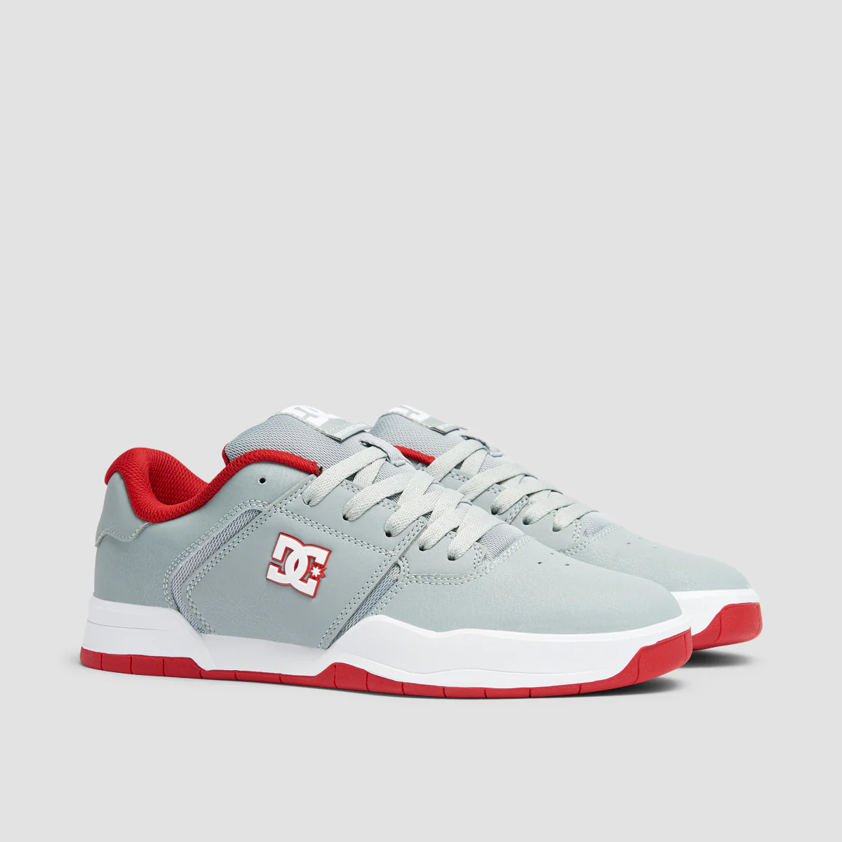 DC Central Shoes - Grey/Red - Image 2