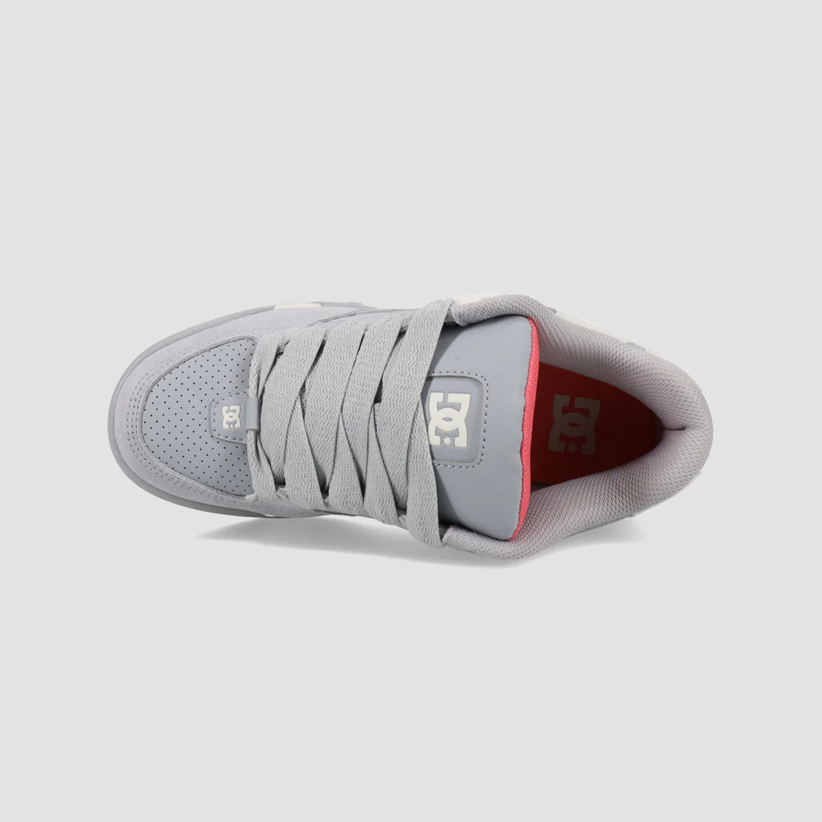 DC Command SE Shoes - Grey/Off White/Coral - Womens - Image 3