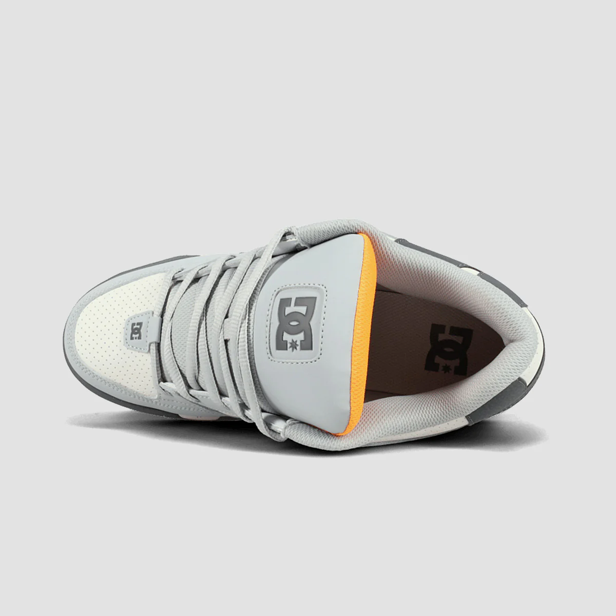 DC Command Shoes - Grey/Dark Grey/Orange - Image 2